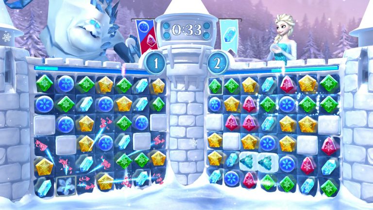 Screenshot aus Frozen Free Fall: Snowball