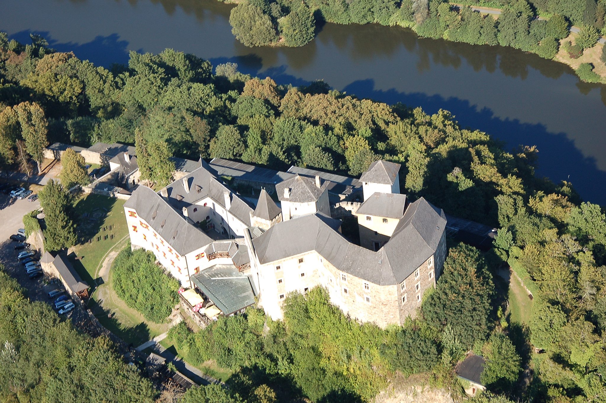 Vogelperspektive Burg Lockenhaus