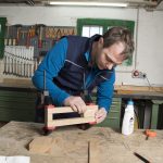 Osterratsche basteln DIY