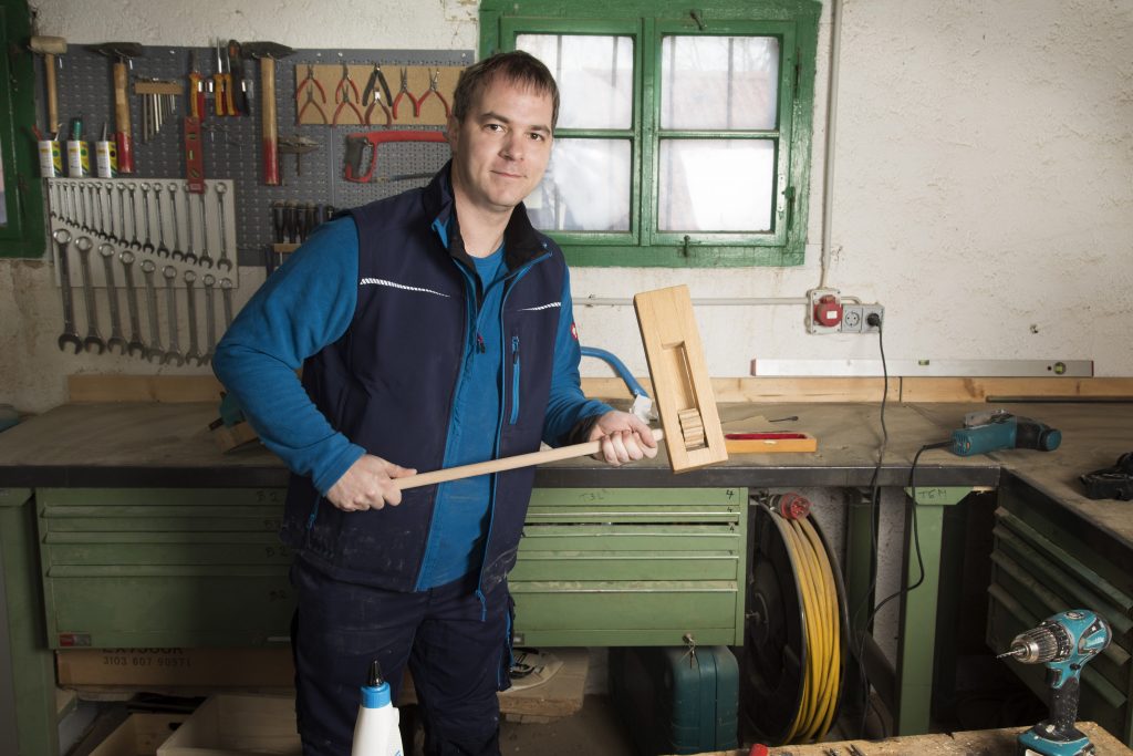 Osterratsche basteln DIY