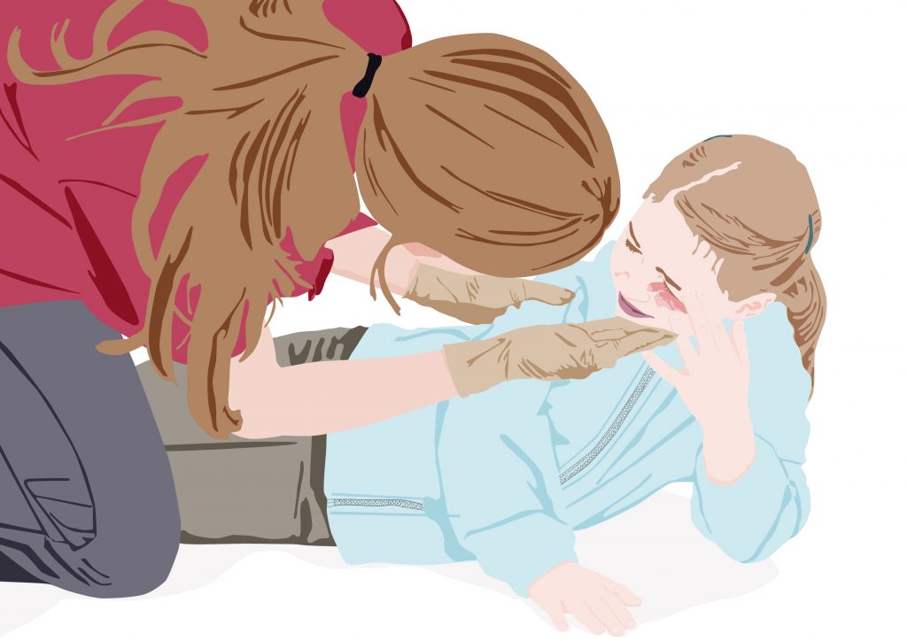 Erste Hilfe bei Verätzungen