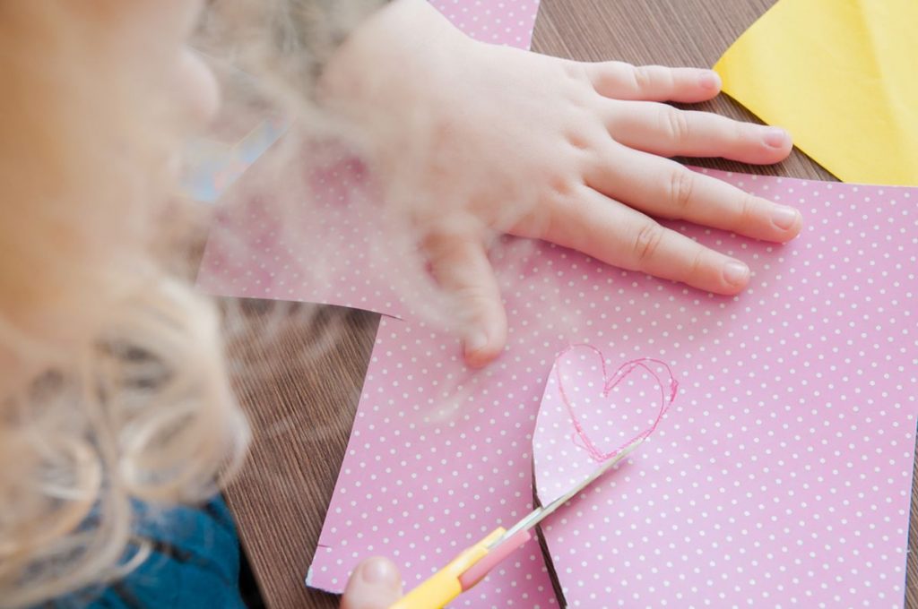 herz basteln muttertag