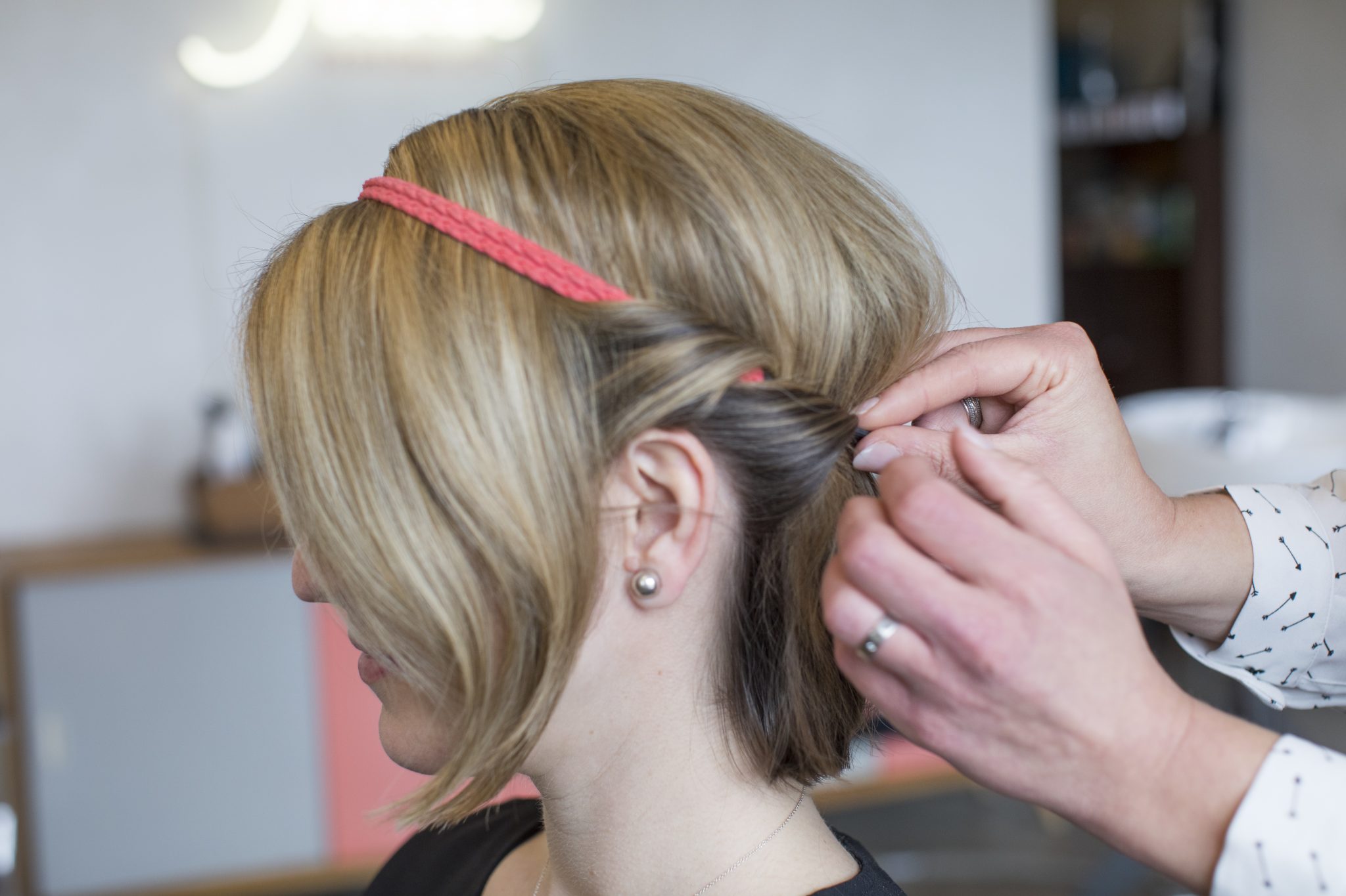 Frisur Haarbänder Anleitung