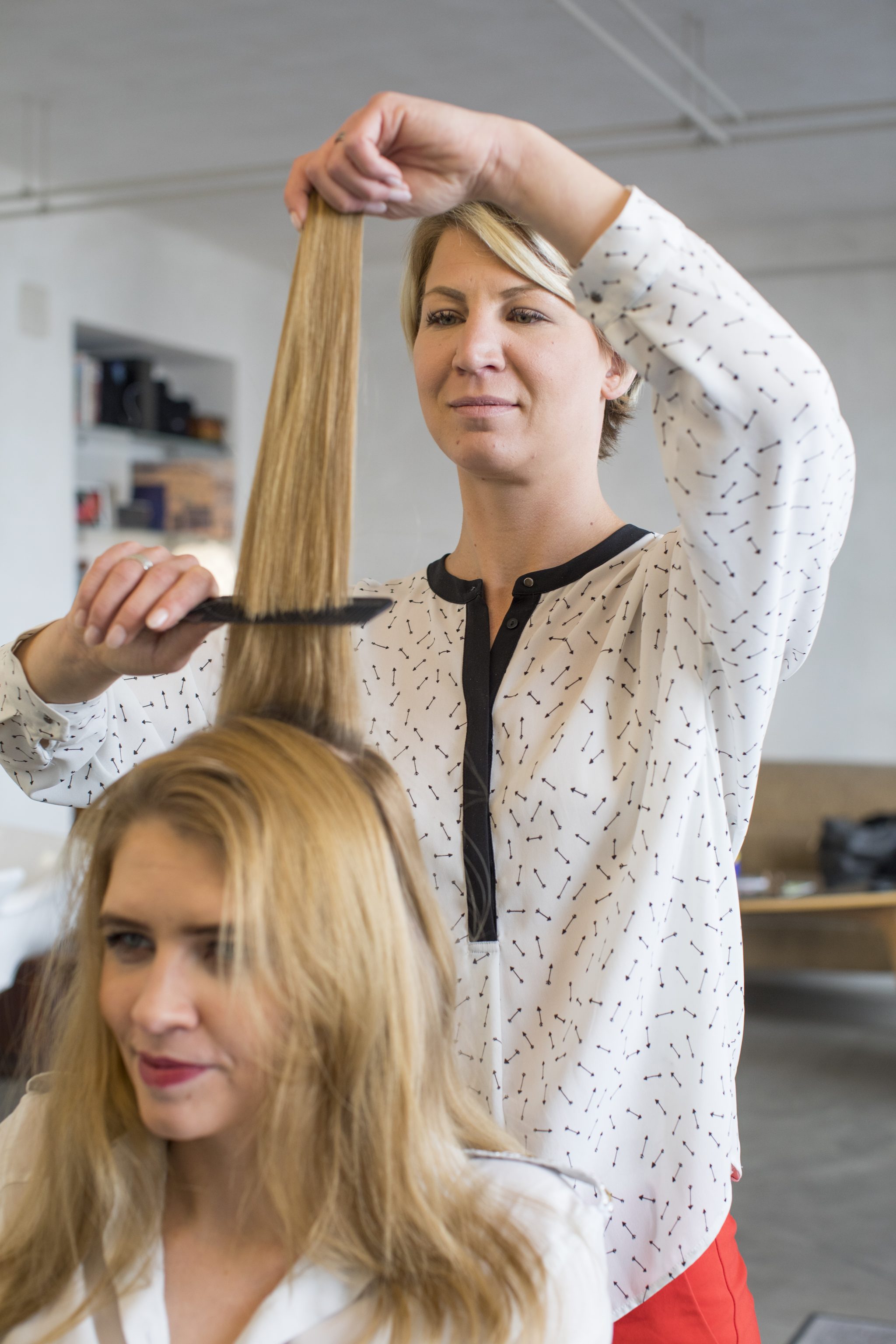 Glamouröse Hochsteckfrisur
