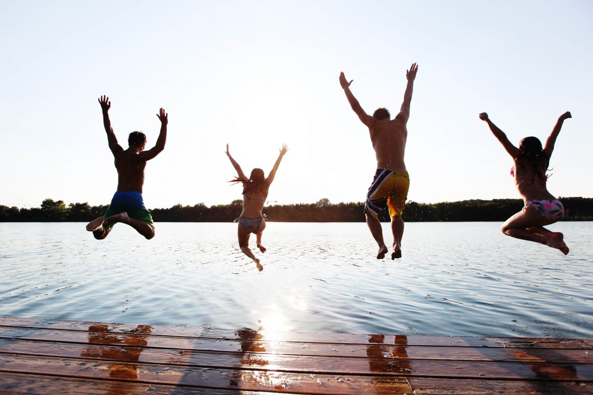 Baden im Viehofner See