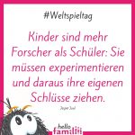 Weltspieltag: Spielend die Welt begreifen