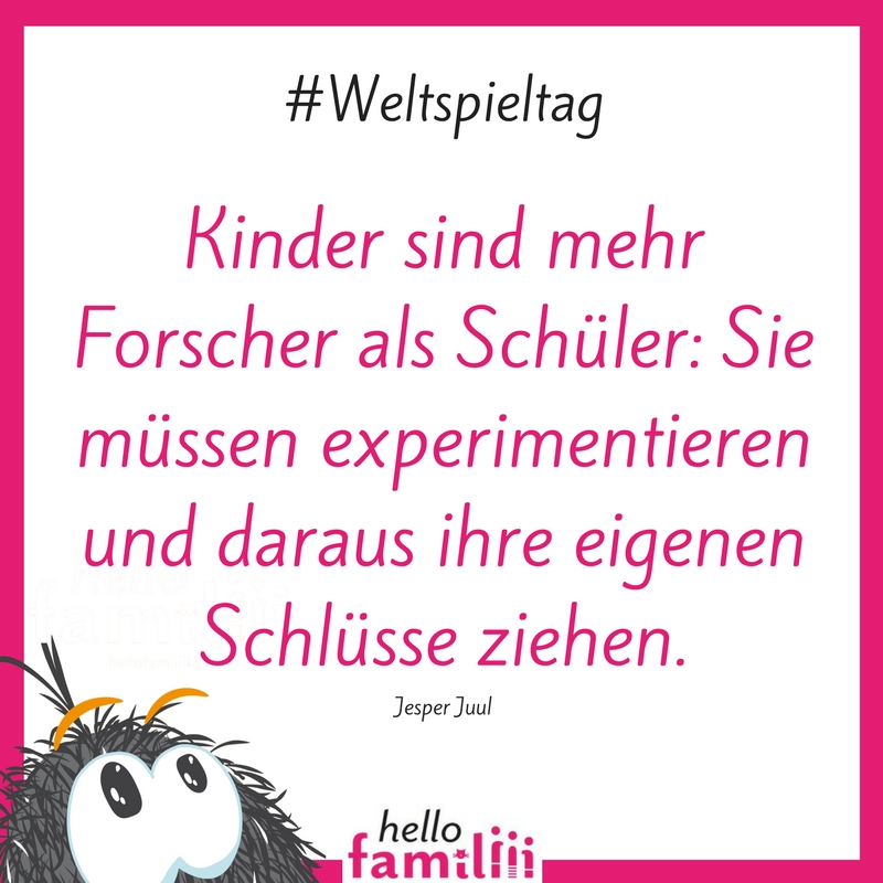 Weltspieltag: Spielend die Welt begreifen