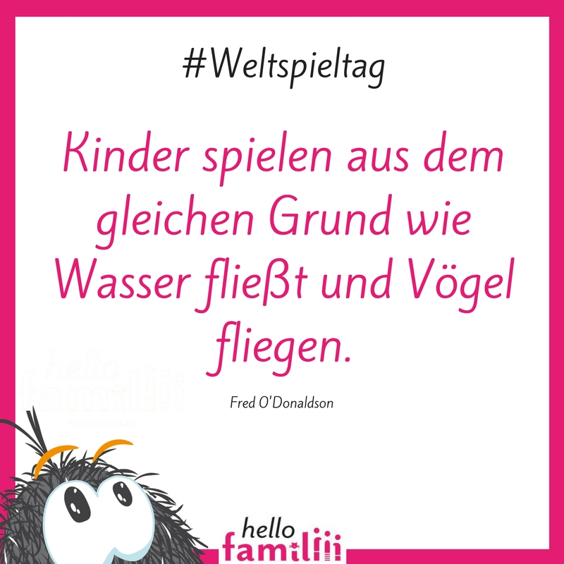 Weltspieltag: Spielend die Welt begreifen