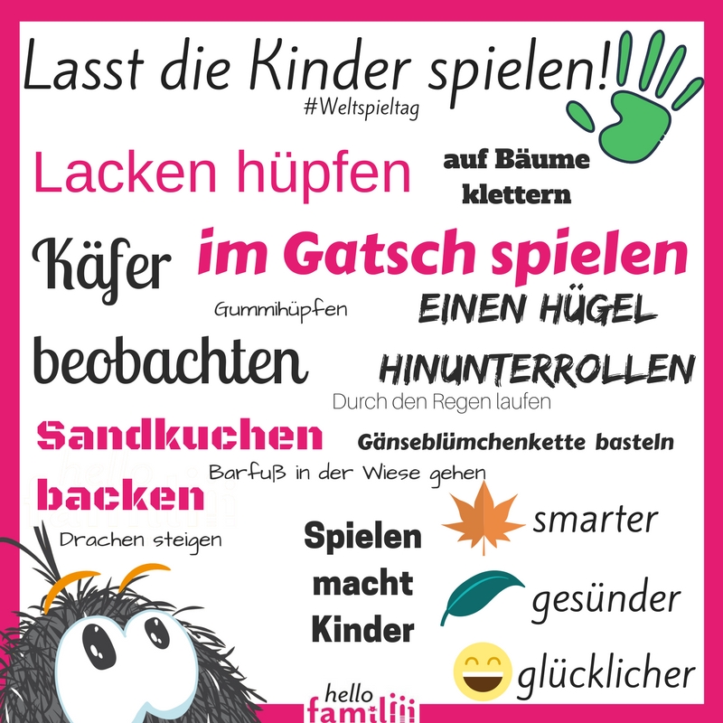 Weltspieltag: Spielend die Welt begreifen