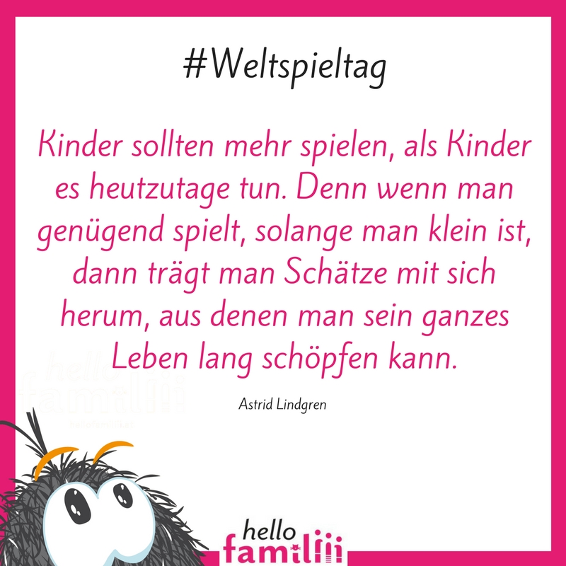 Weltspieltag: Spielend die Welt begreifen