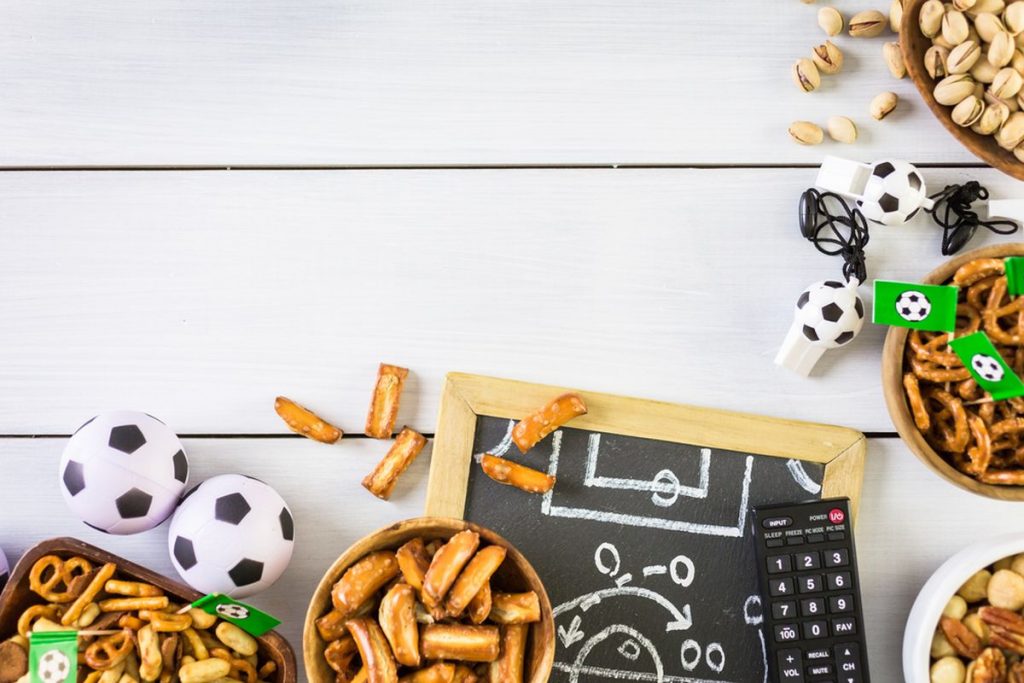 fußball party deko ideen essen