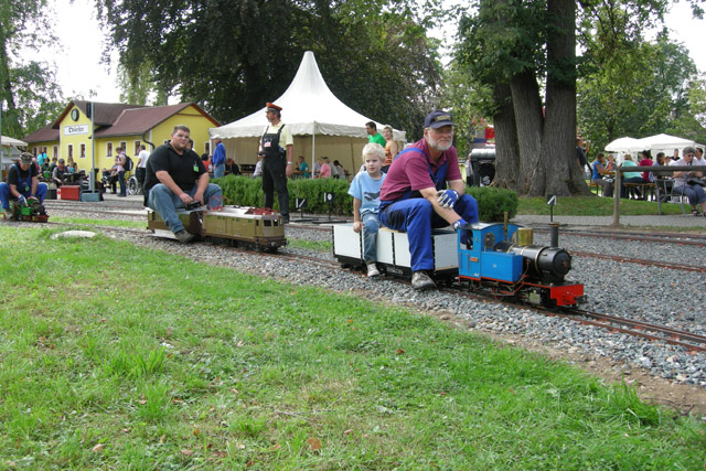 Kindergeburtstag Dampflok fahren