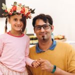 Papa Tochter Styling