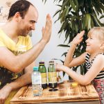 Papa Tochter Styling