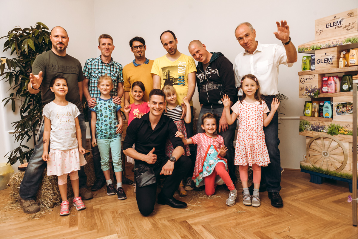 Papa Tochter Styling