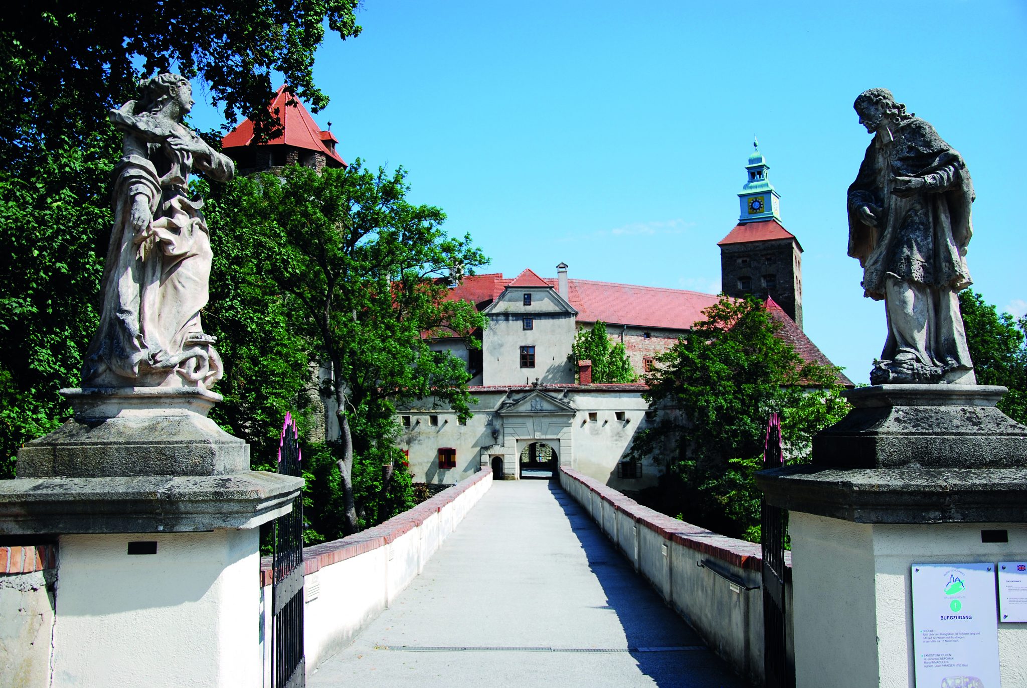 Friedensburg Schlaining Eingang