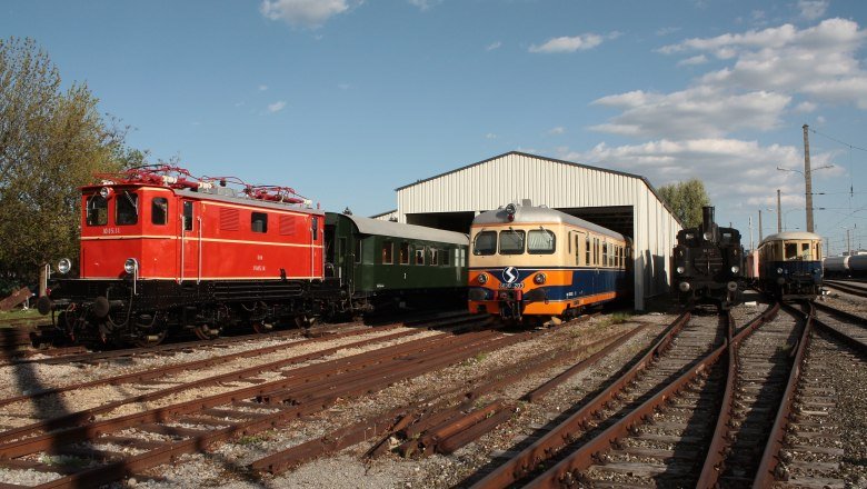 Eisenbahnmuseum Schwechat historische Anlage der Pressburger Bahn Modellbahn Feldbahn