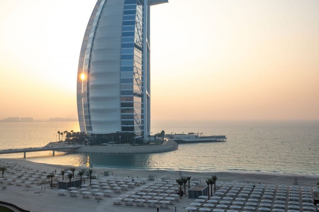 Jumeirah Beach Hotel Sonnenuntergang