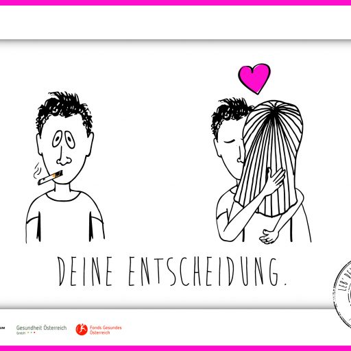 YOLO-Plakat Küssen