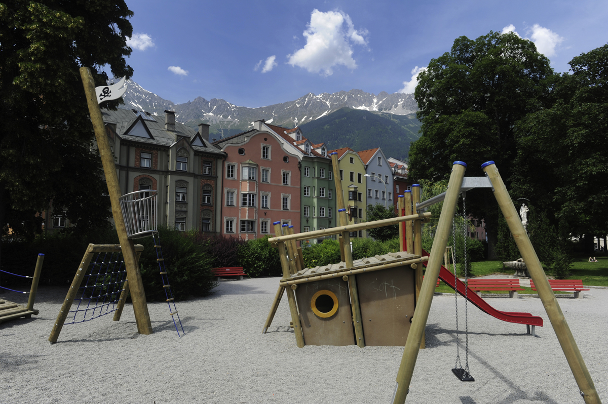 Innsbruck Spielplatz im Waltherpark