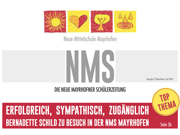 Neue-Mayrhofner-Schuelerzeitung Media Literacy Award 2018