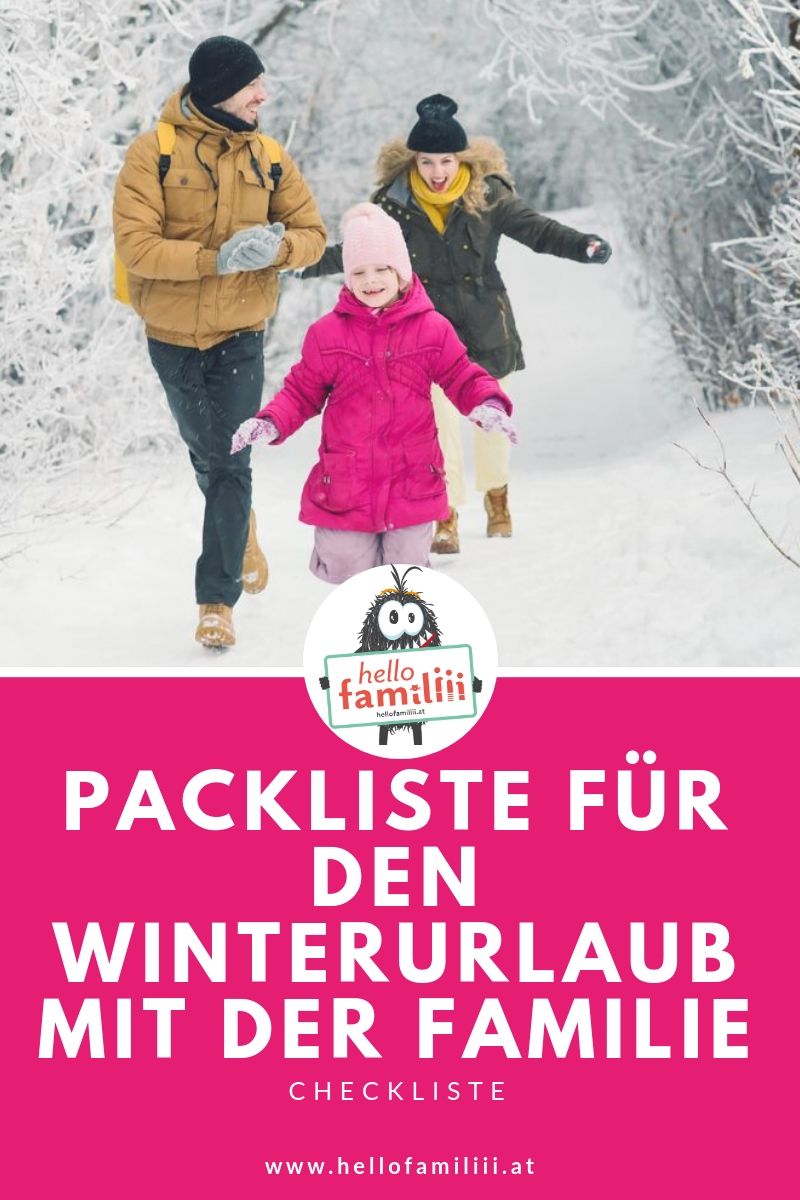 Packliste Winter