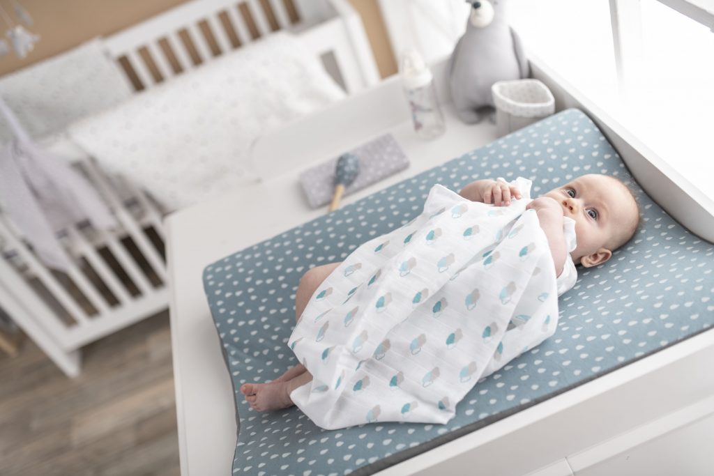 Wickelmulde_PVCfrei_TropfenOzeanblau_Mood_Baby