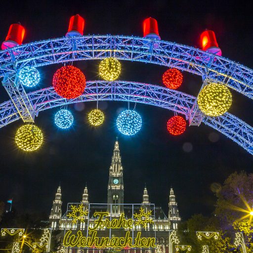 Wiener Weihnachtstraum-Begrüßungsbogen