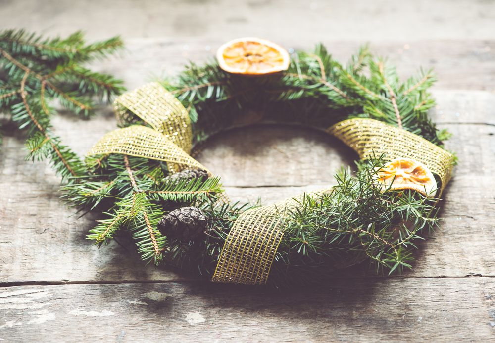 adventskranz 2018 modern basteln