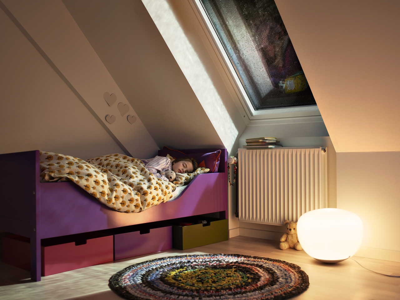 Velux Dachflächenfenster im Kinderzimmer, Bild 2
