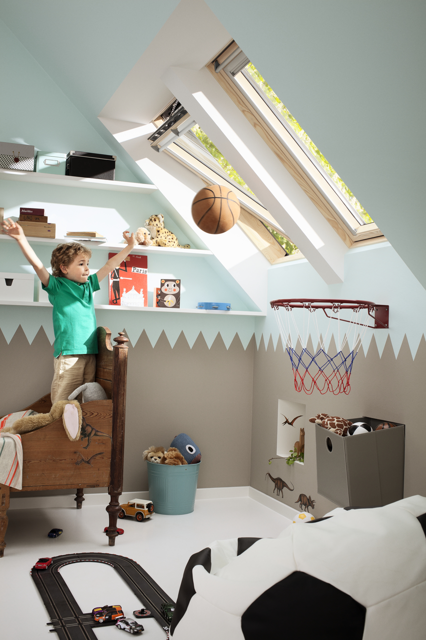 Velux Dachflächenfenster im Kinderzimmer, Bild 5