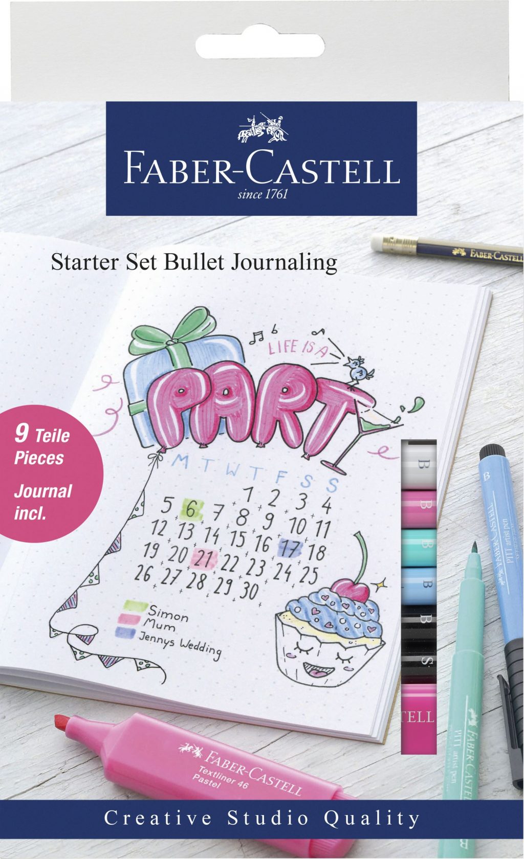 Bullet Journaling starter set, 9 pieces