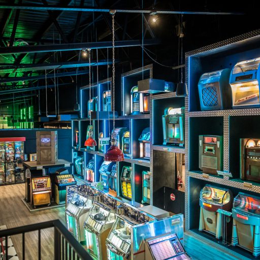 weltweit einziger Setzkasten für Jukeboxen im Sektor 4 des Terratechnica