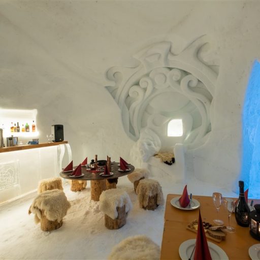 iglu Kühtai_innen mit Tür