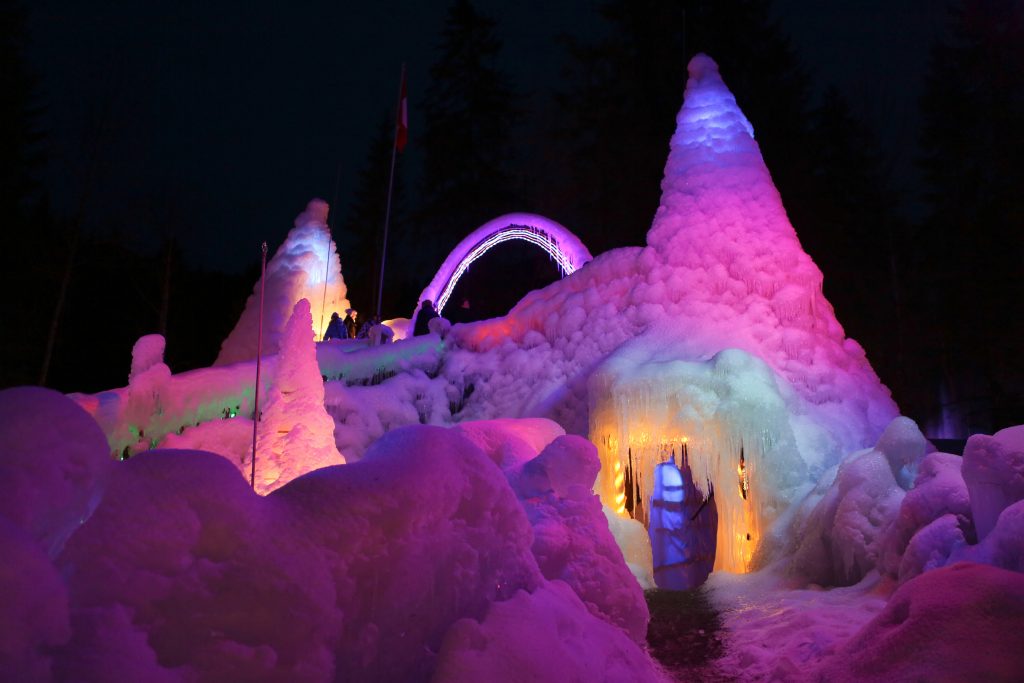 Eispaläste am Schwarzsee, Fribourg Region