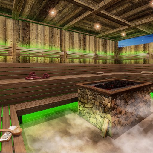 Aussensauna im Alphotel Tyrol