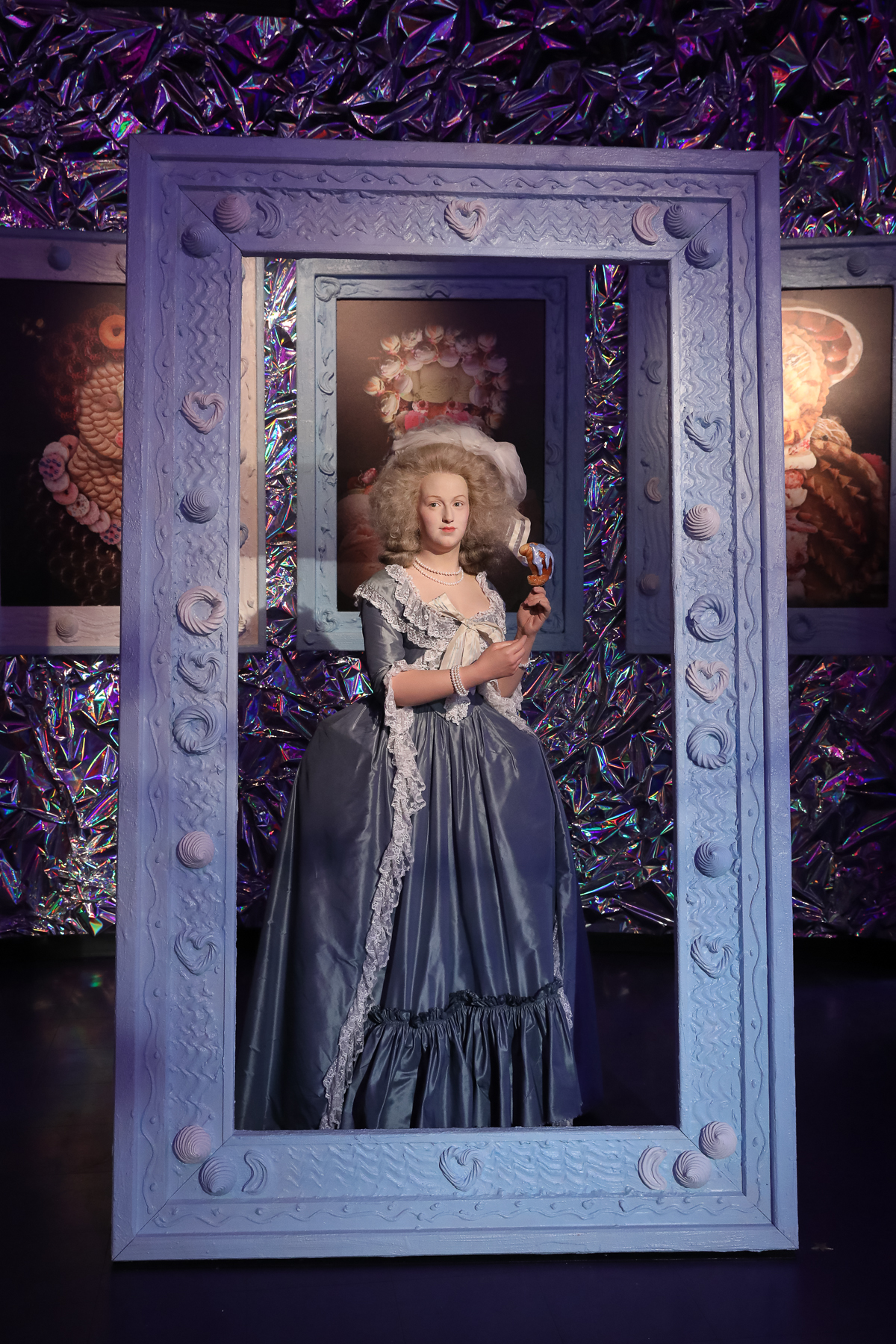 Marie Antoinette in der Sweet Fantasy-Ausstellung bei Madame Tussauds