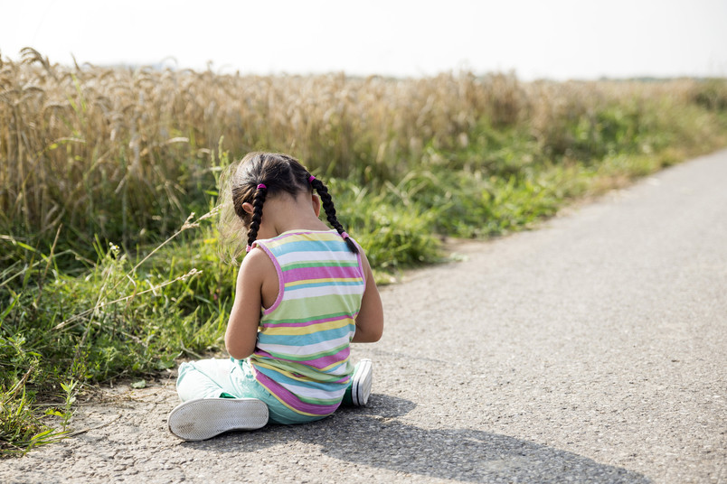 Kind alleine auf Weg, Vernachlässigung