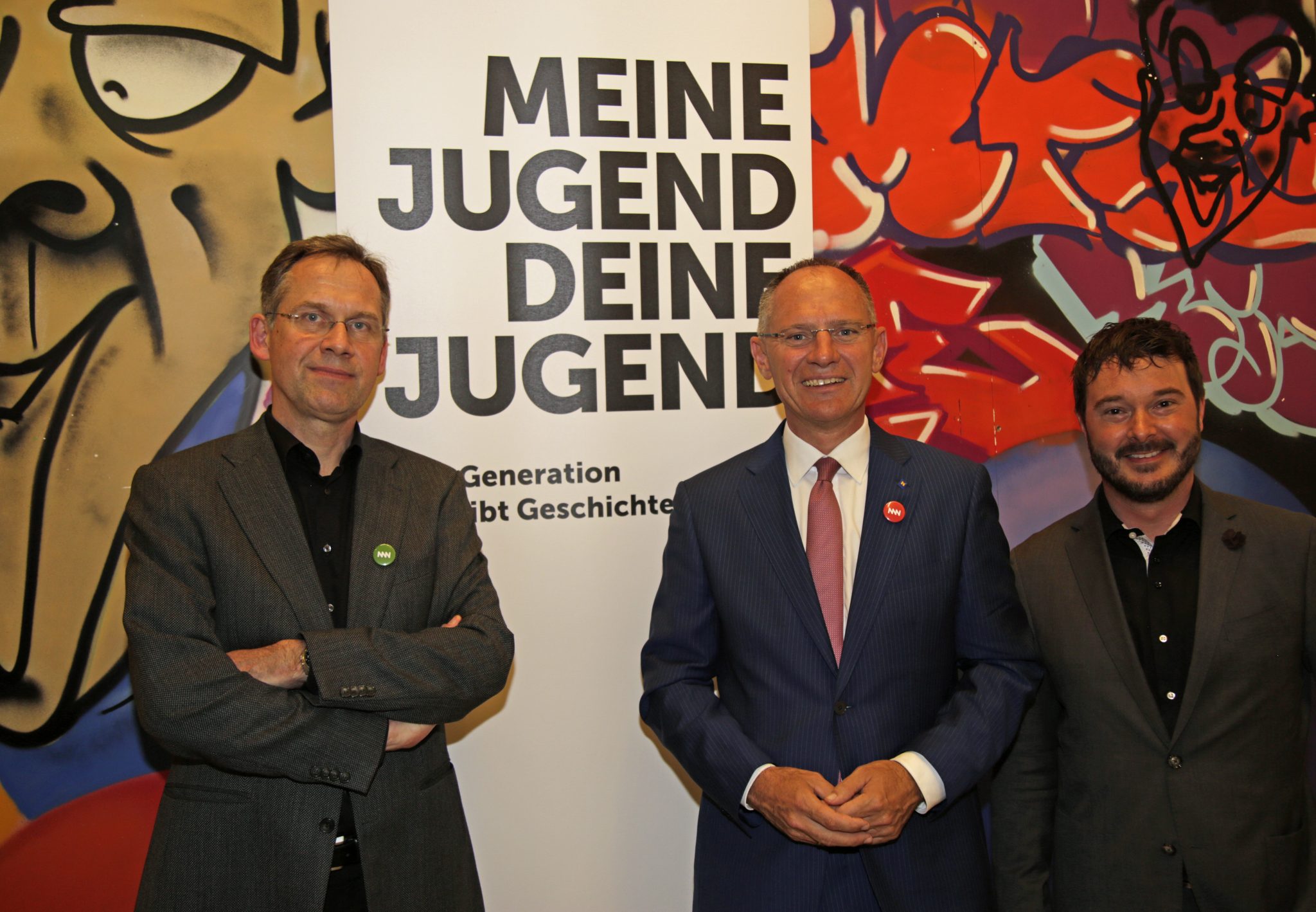 Meine Jugend - Deine Jugend: vlnr_ Christian Rapp, Gerhard Karner und Matthias Pacher