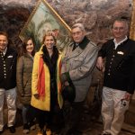 Eröffnung der Ausstellung "Das Glück der Kunst" in den Salzwelten Altaussee: Kurt Thomanek (CTO Salinen Austria AG), Labg. Michaela Grubesa, Ausstellungskuratorin Michaela Fuchs, Dr. Hannes Androsch und Kurt Reiter (Design. GF Salzwelten)
