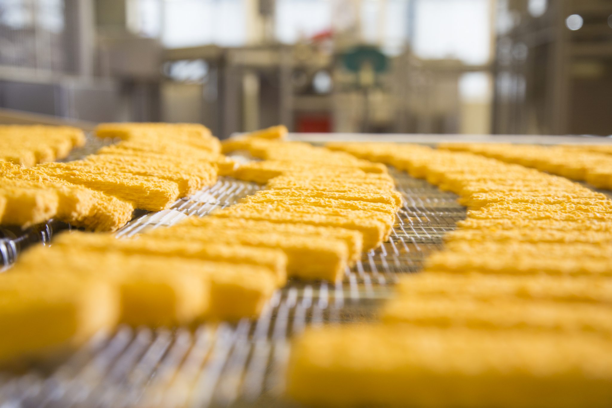 Fischstäbchenproduktion bei iglo