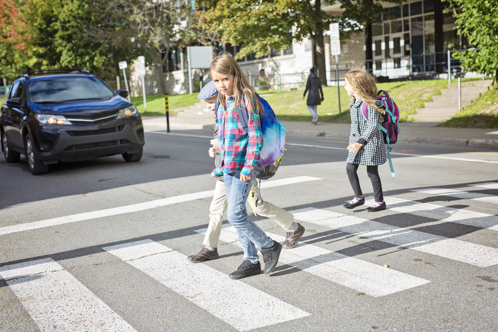 Kinder am Zebrastreifen, Street Points