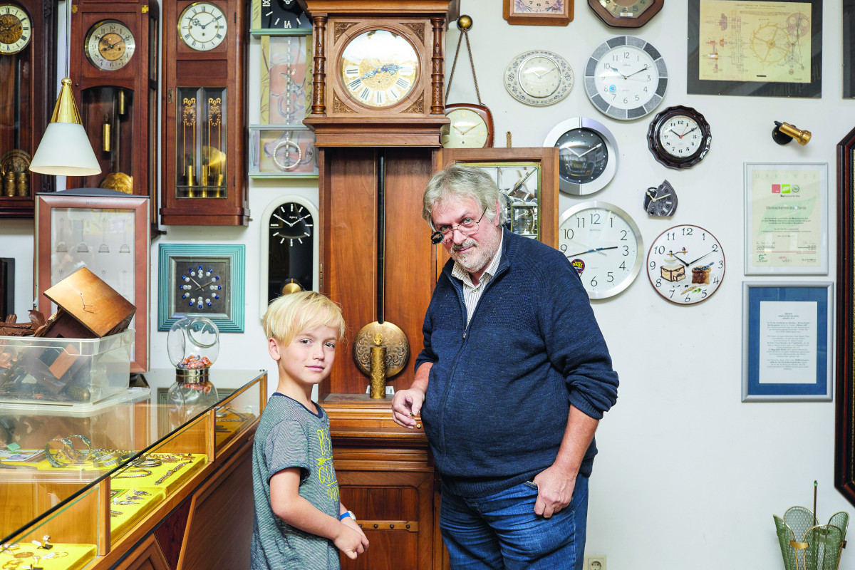 Zu Besuch in der UhrmacherWerkstatt familiii