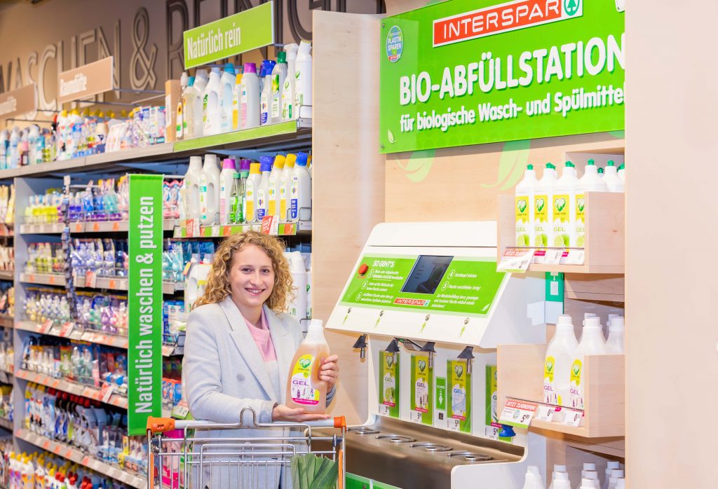 INTERSPAR-Abfüllstation Waschmittel
