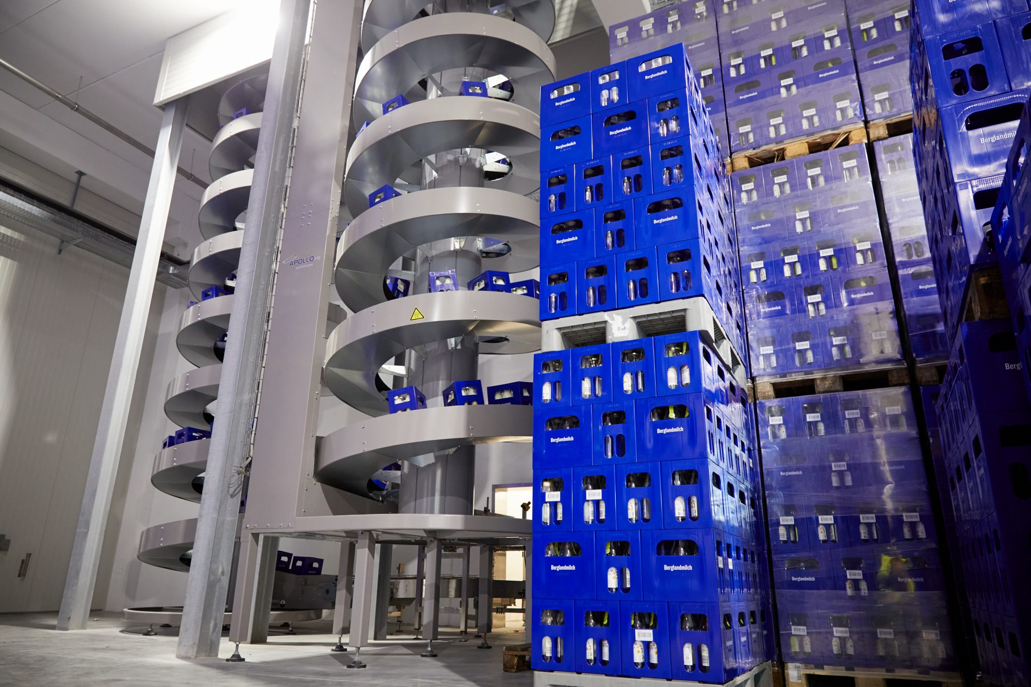 Förderband Berglandmilch