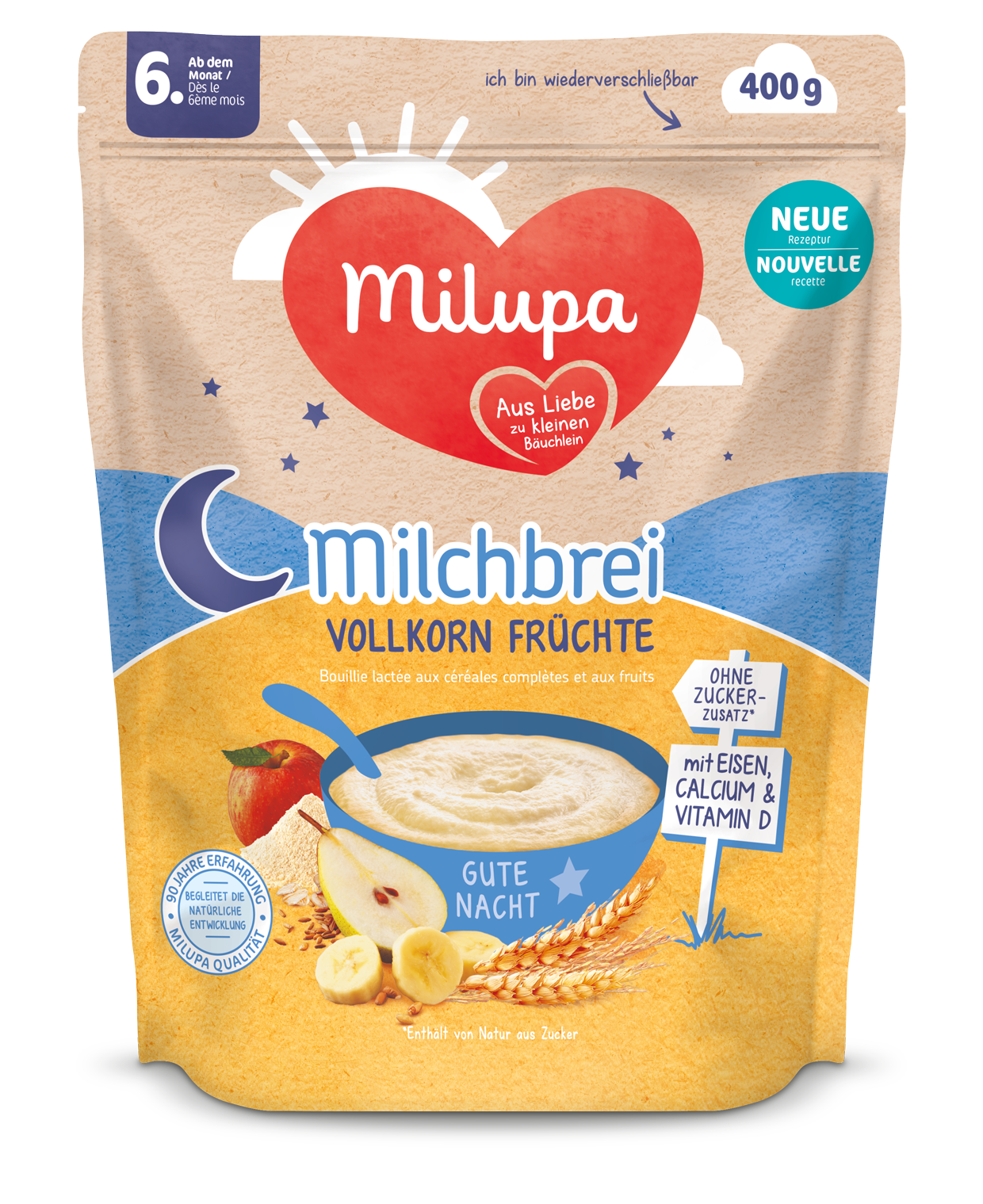 Milupa Vollkornfrüchte Milchbrei