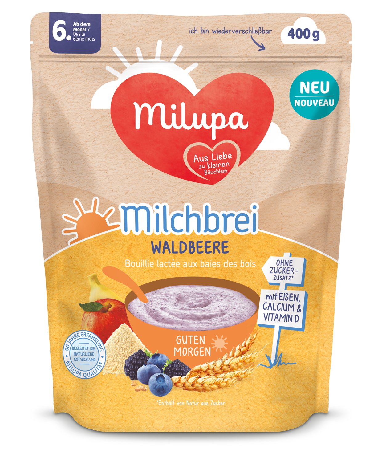 Milupa Waldbeere Milchbrei
