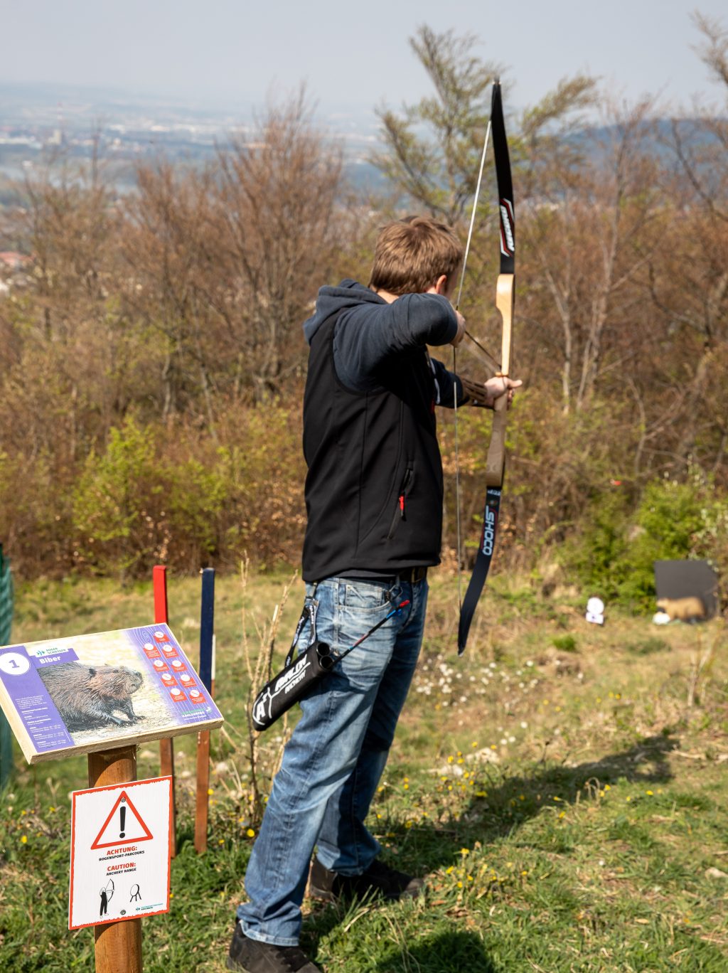 3D--Bogensportpark in der Erlebniswelt Kahlenberg