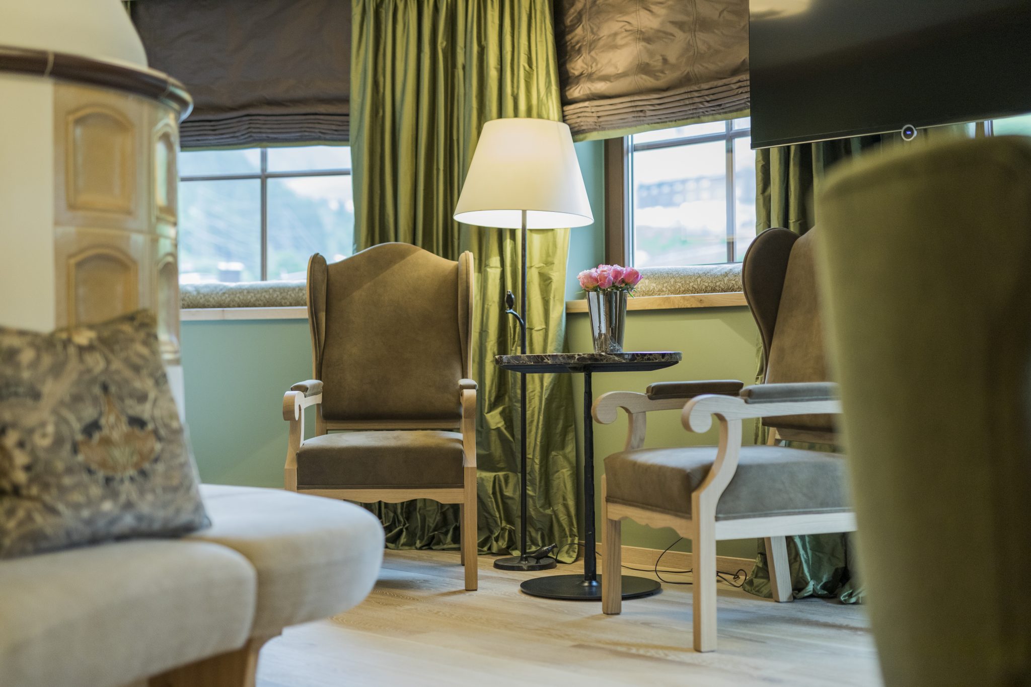 unterschwarzachhof_Zimmer Ofen