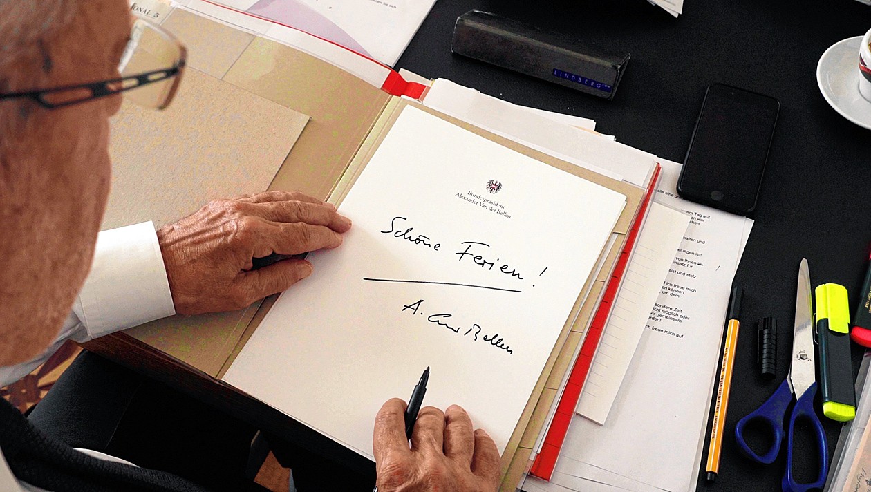 Feriengrüße vom Bundespräsidenten